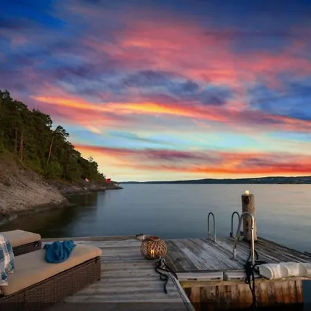 Waterfront Cabin - 15 Minutes From Downtown Oslo Exterior photo