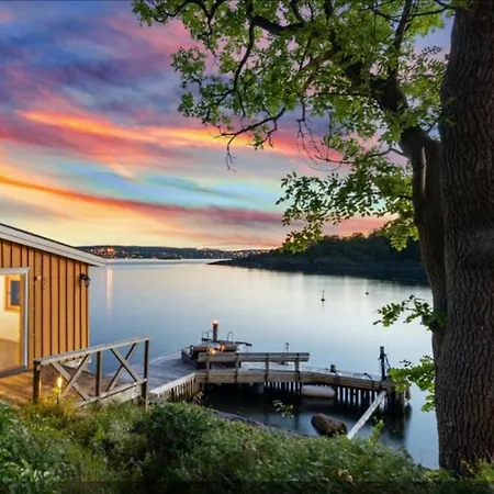 Waterfront Cabin - 15 Minutes From Downtown Oslo Exterior photo